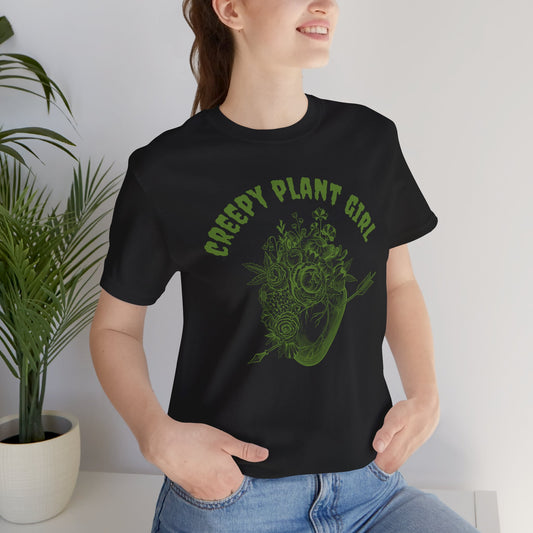 Creepy Plant Girl T-Shirt – A Heart of Green