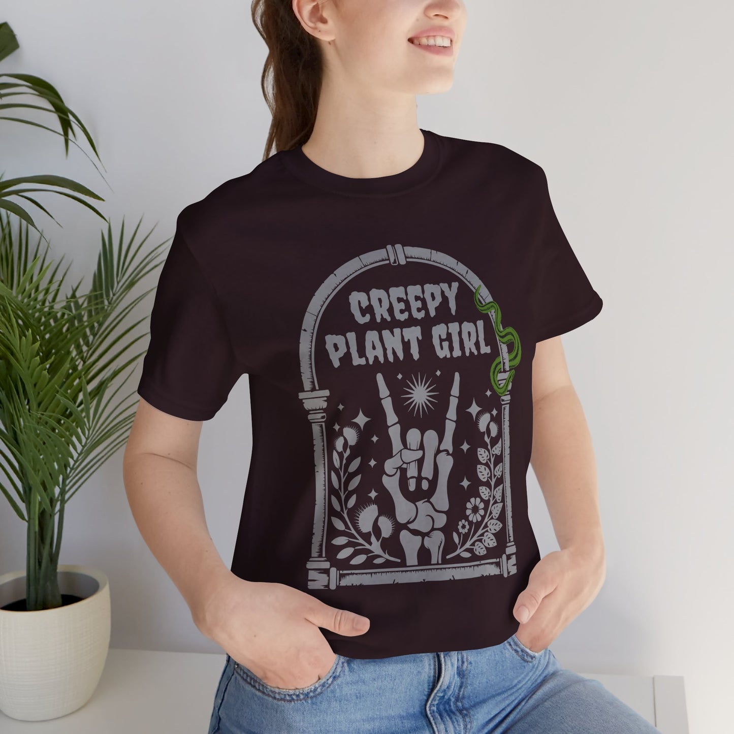 Creepy Plant Girl T-Shirt – Plants Rock