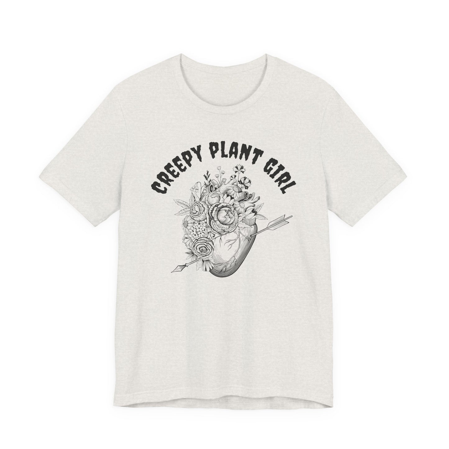 Creepy Plant Girl T-Shirt – A Heart of Green