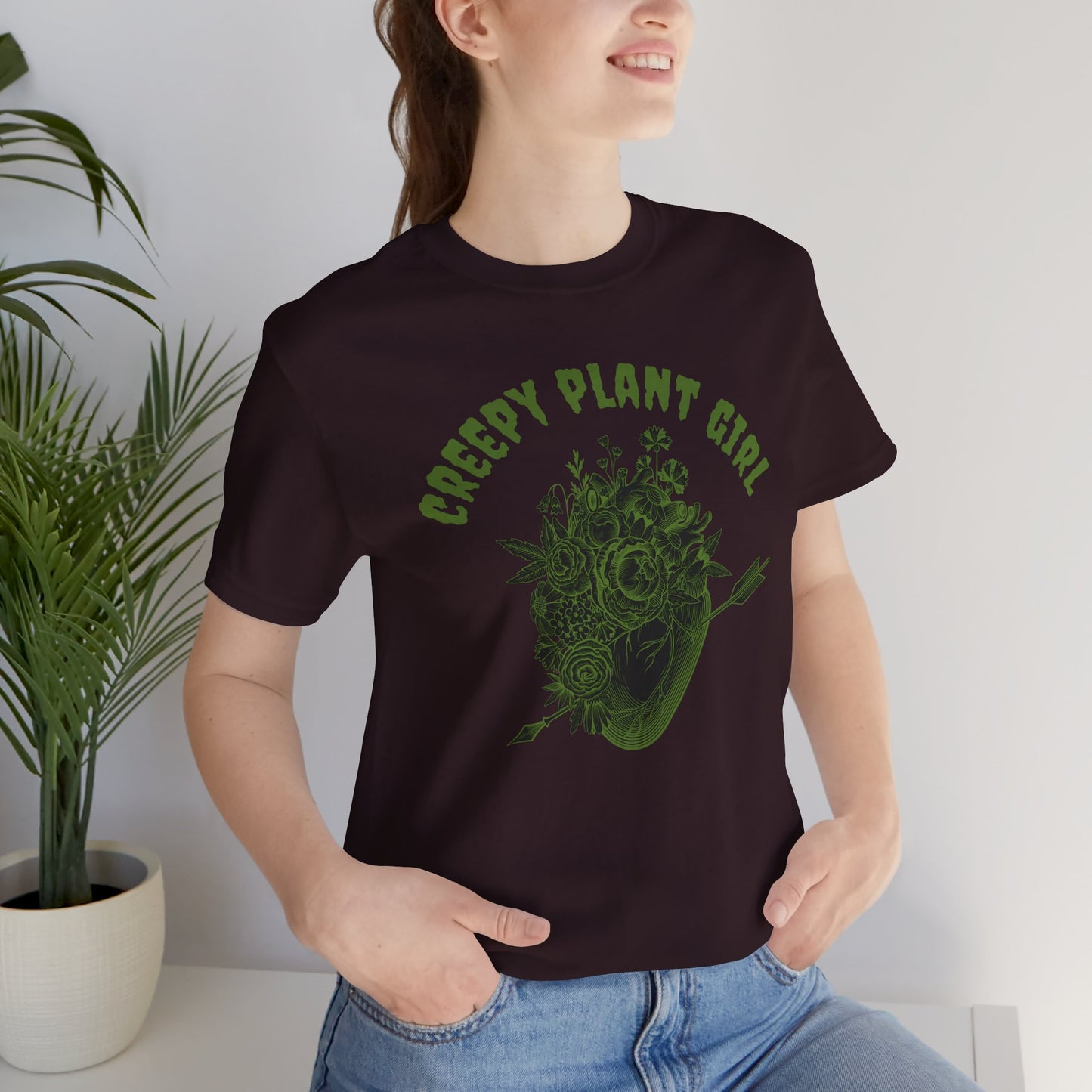 Creepy Plant Girl T-Shirt – A Heart of Green