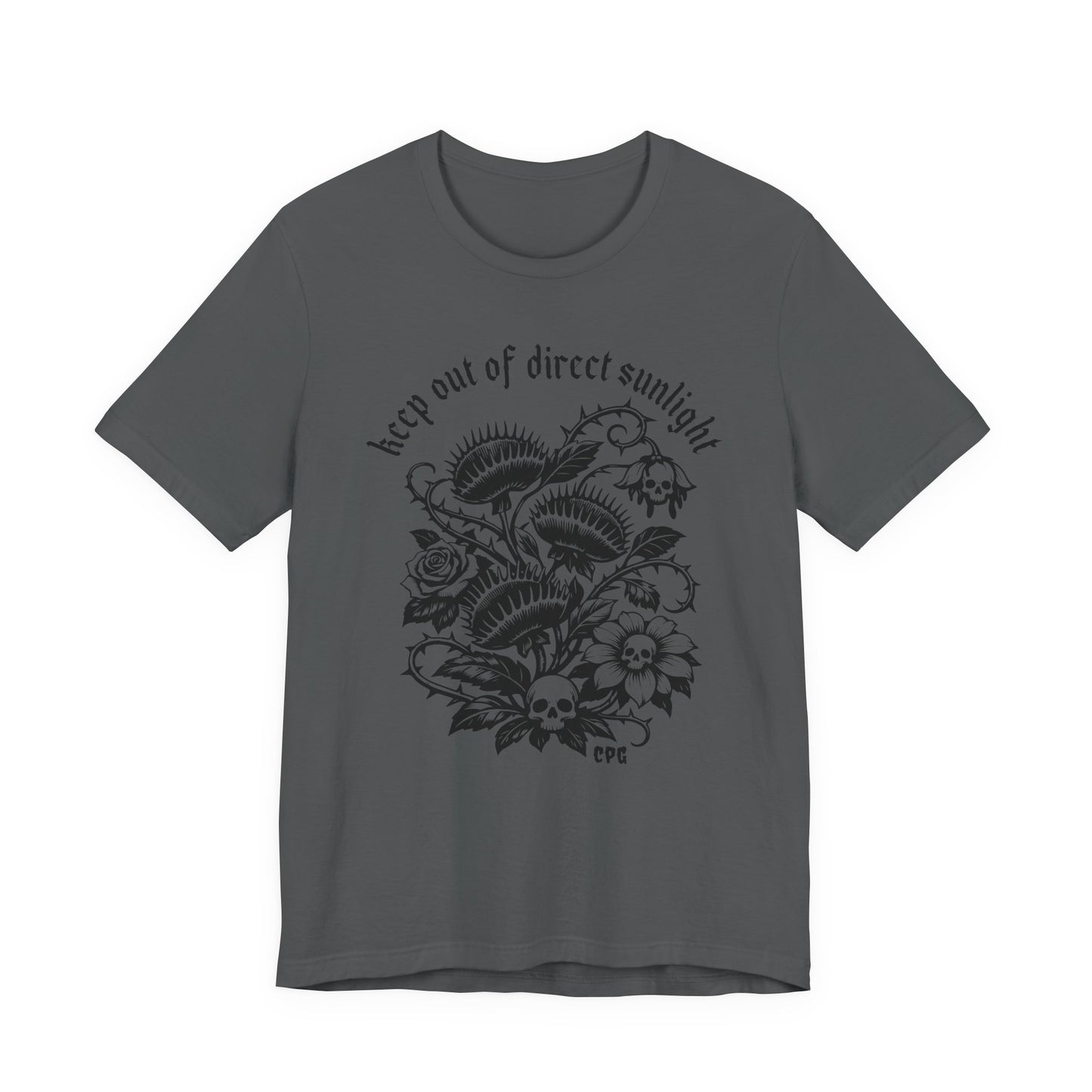 Creepy Plant Girl T-Shirt – Keep Out of Direct Sunlight