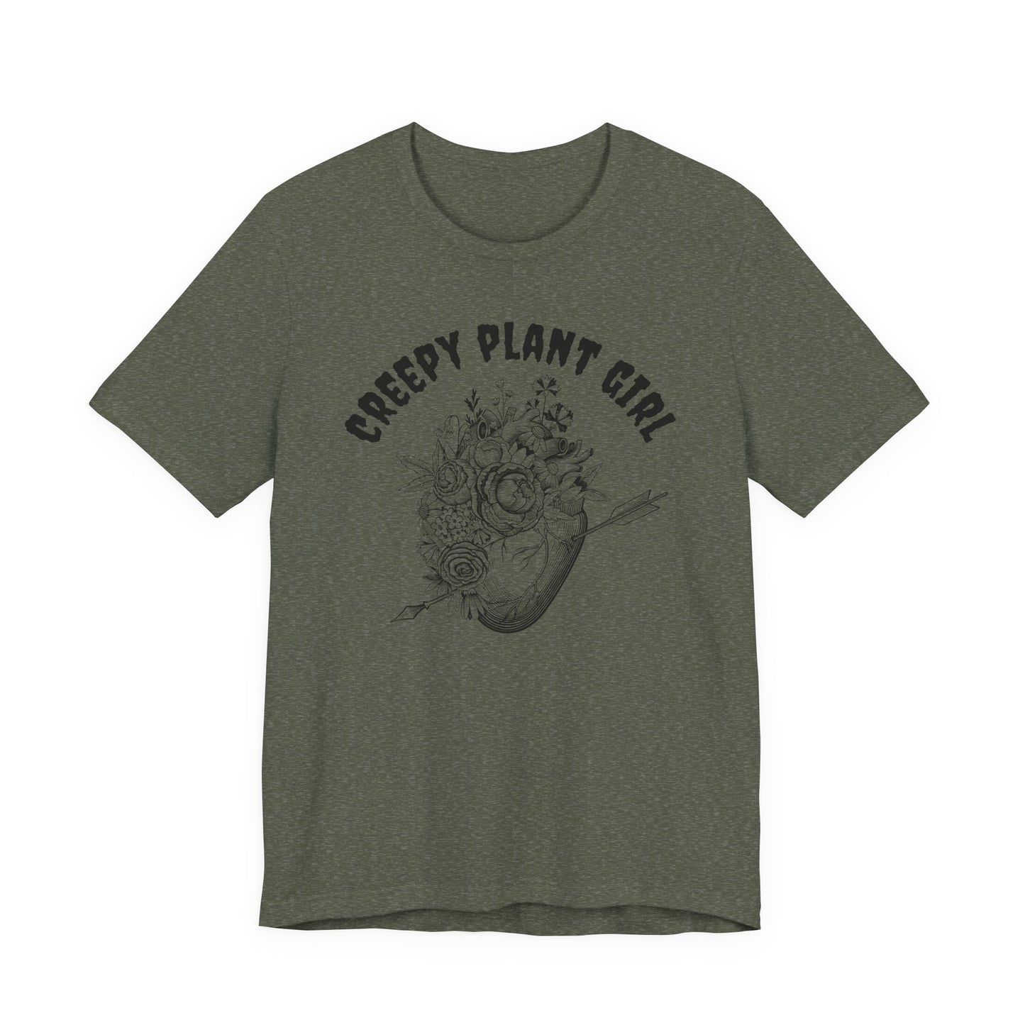 Creepy Plant Girl T-Shirt – A Heart of Green