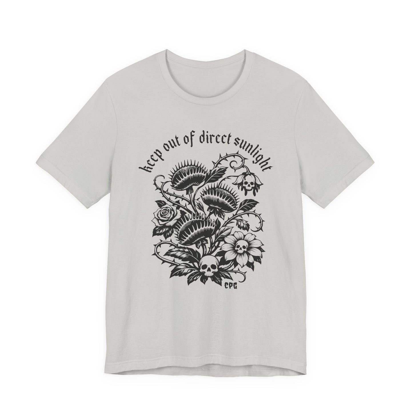 Creepy Plant Girl T-Shirt – Keep Out of Direct Sunlight