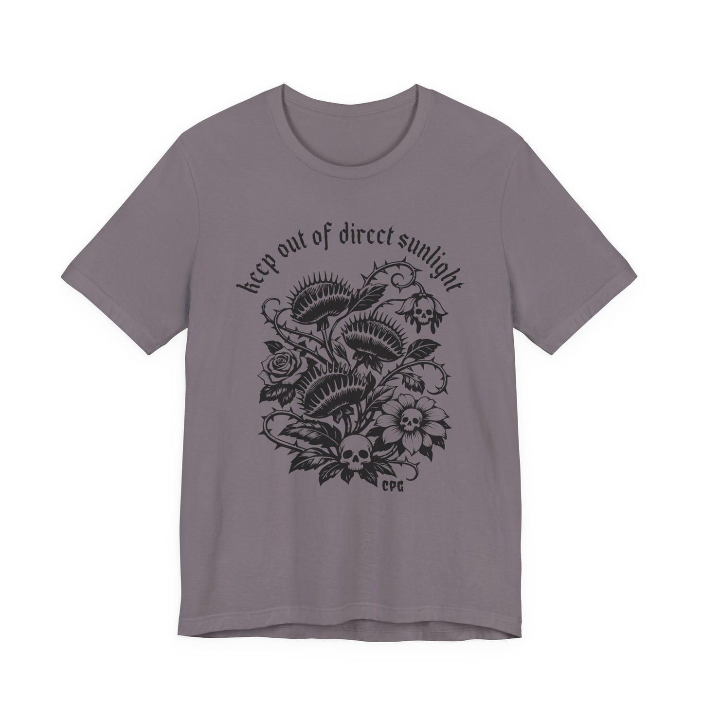 Creepy Plant Girl T-Shirt – Keep Out of Direct Sunlight
