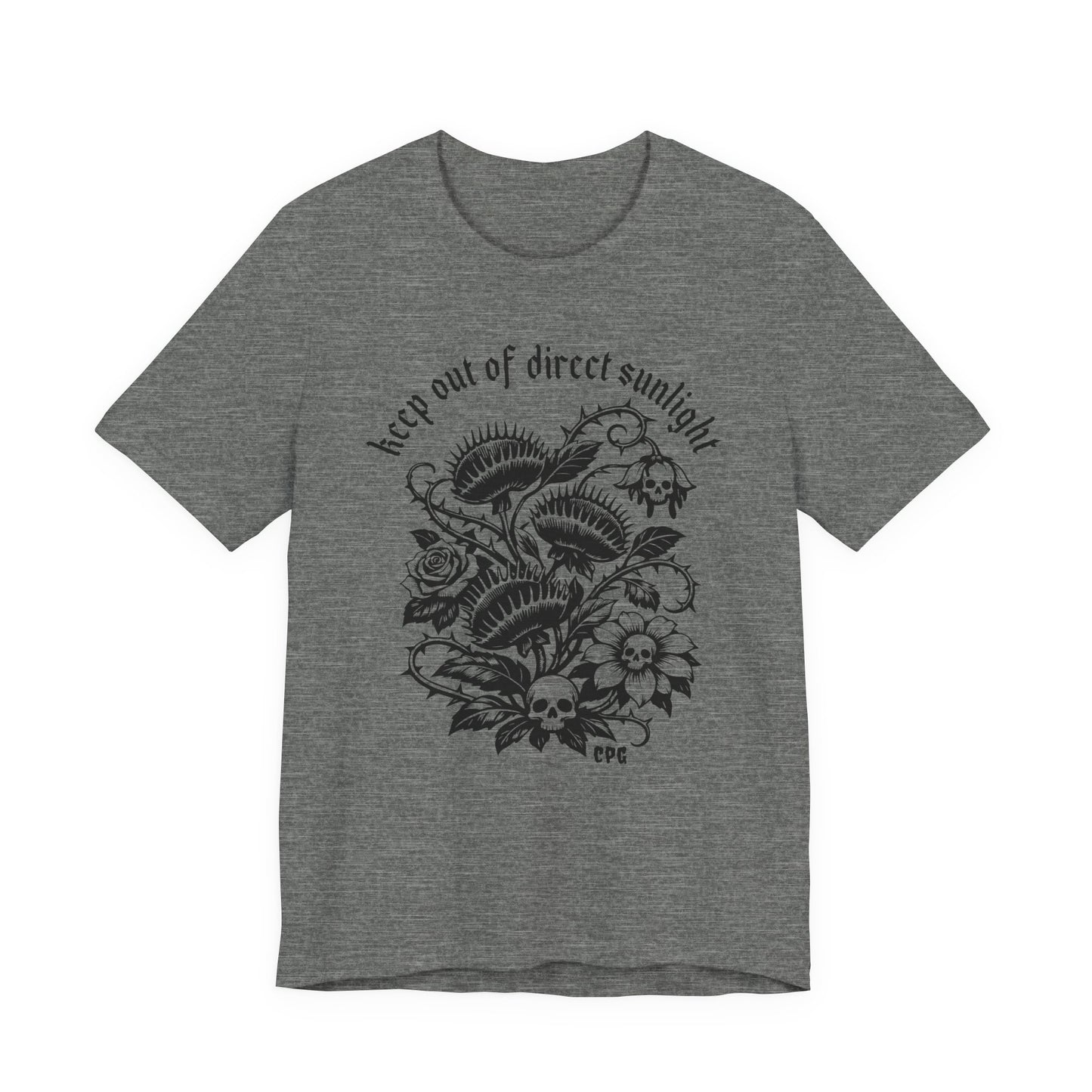 Creepy Plant Girl T-Shirt – Keep Out of Direct Sunlight
