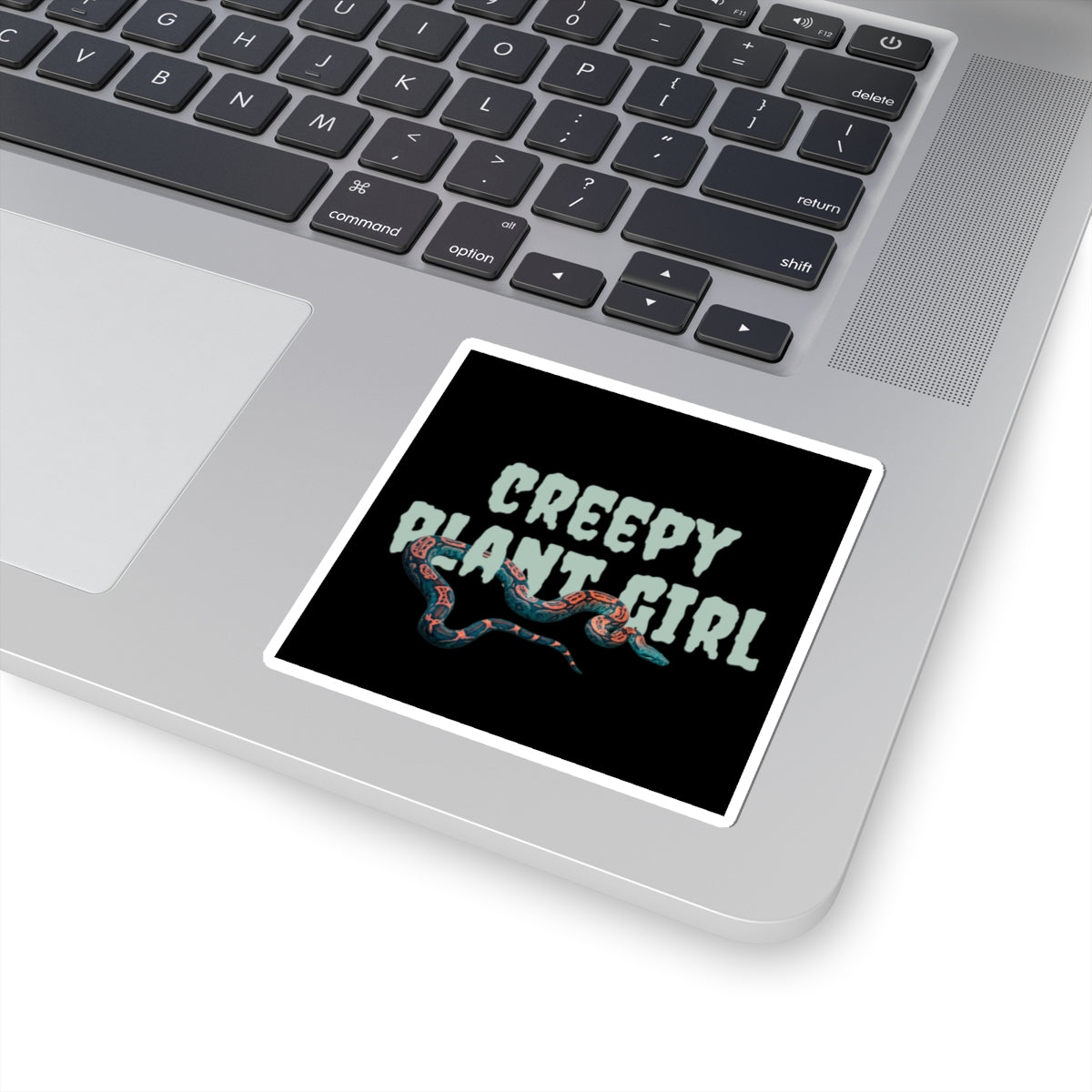Creepy Plant Girl — Snakes are Creepy Vinyl Sticker