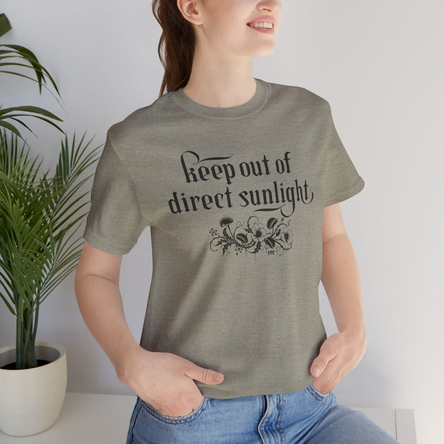 Creepy Plant Girl T-Shirt – Keep out of direct sunlight