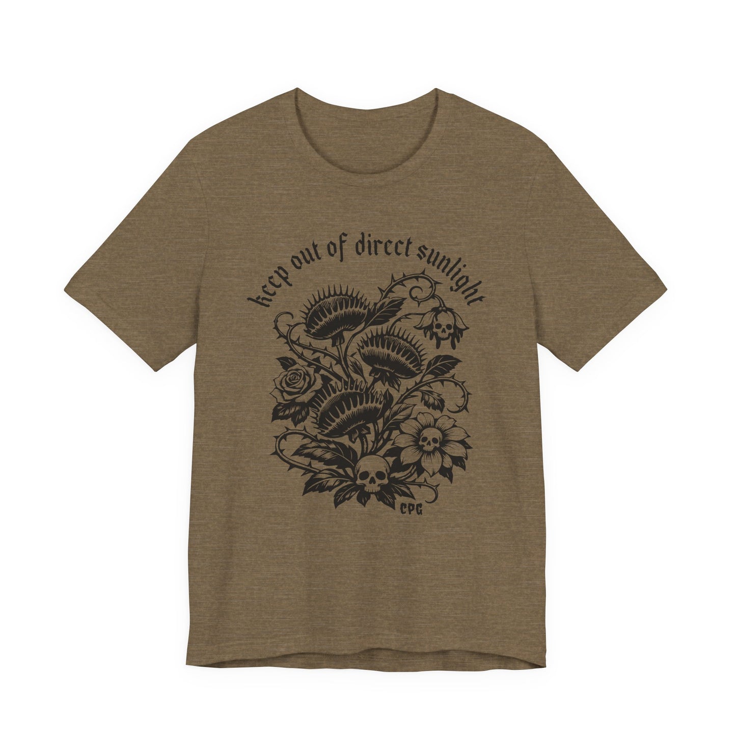 Creepy Plant Girl T-Shirt – Keep Out of Direct Sunlight