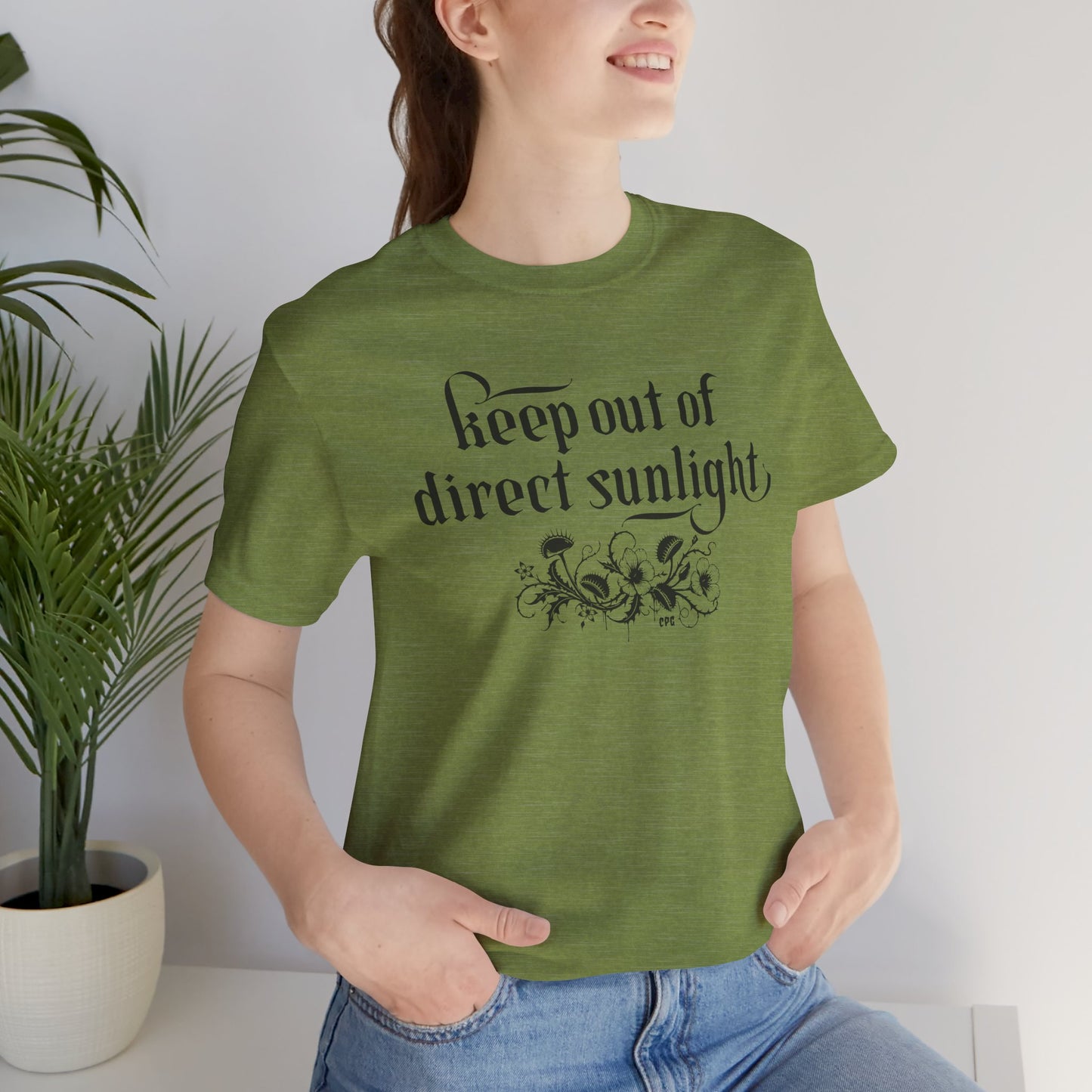 Creepy Plant Girl T-Shirt – Keep out of direct sunlight