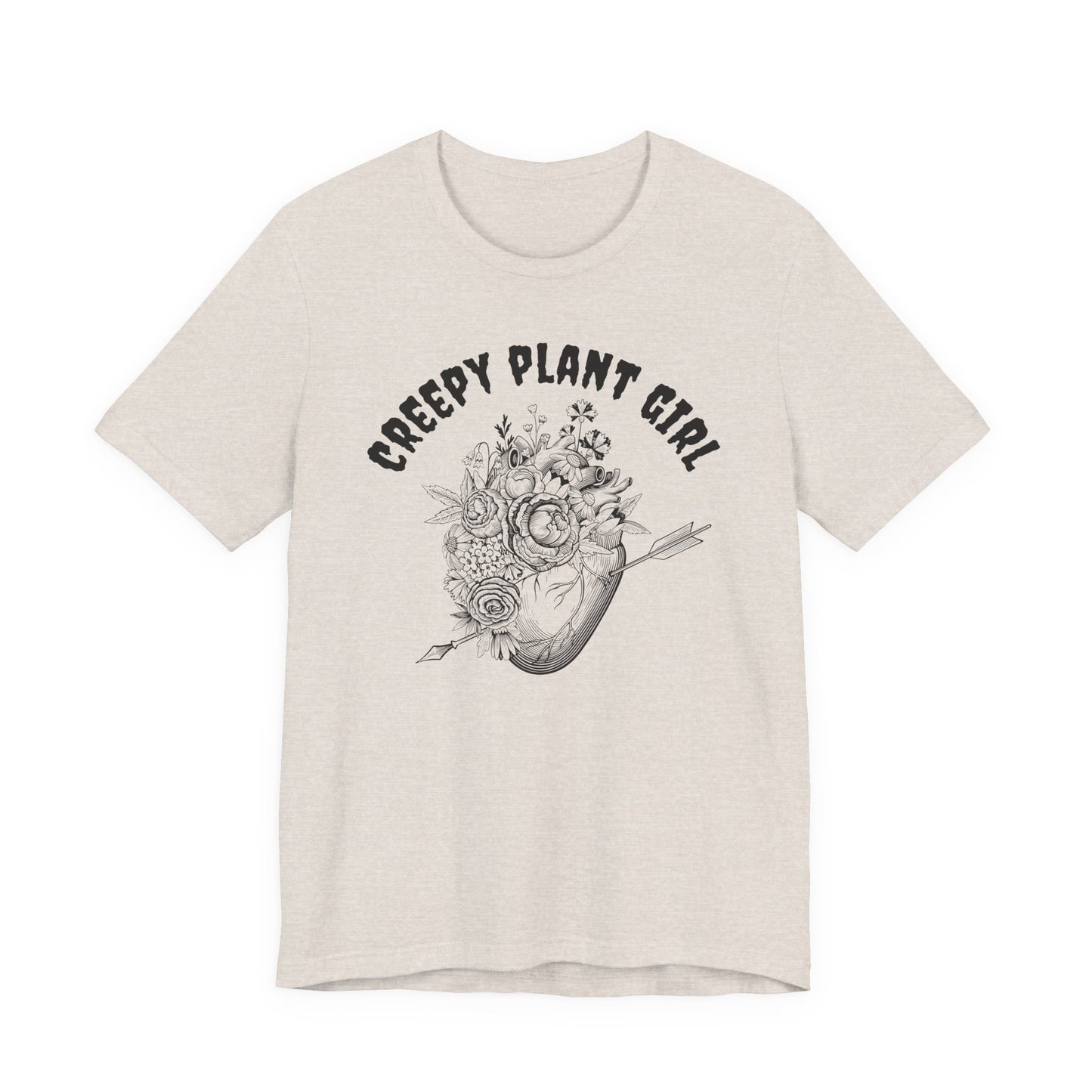 Creepy Plant Girl T-Shirt – A Heart of Green
