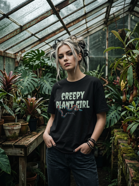 Creepy Plant Girl T-Shirt – In the Garden