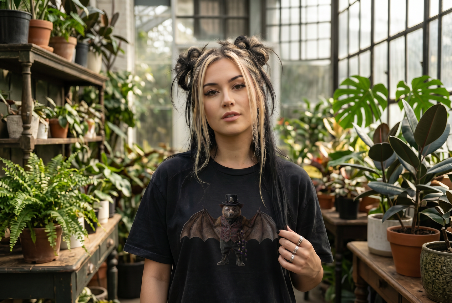 Creepy Plant Girl T-Shirt – Victorian Bat