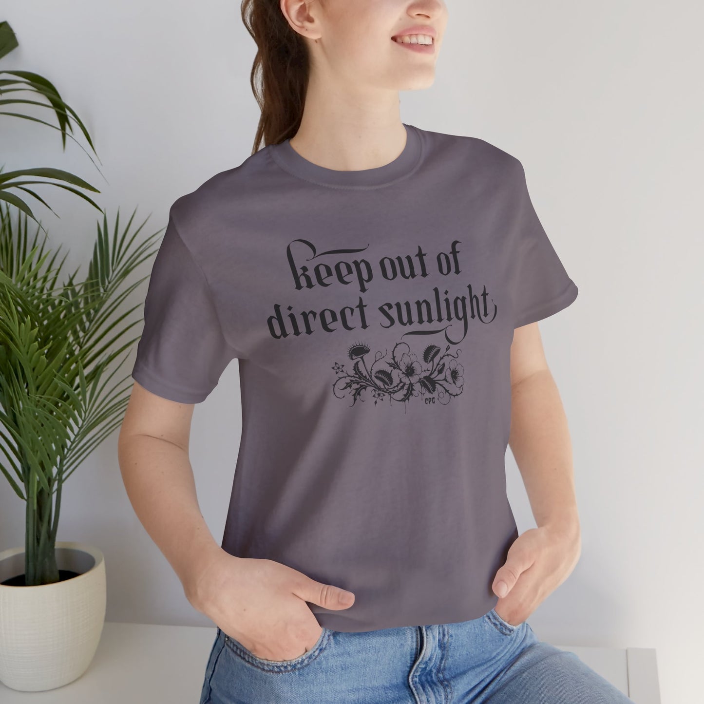 Creepy Plant Girl T-Shirt – Keep out of direct sunlight