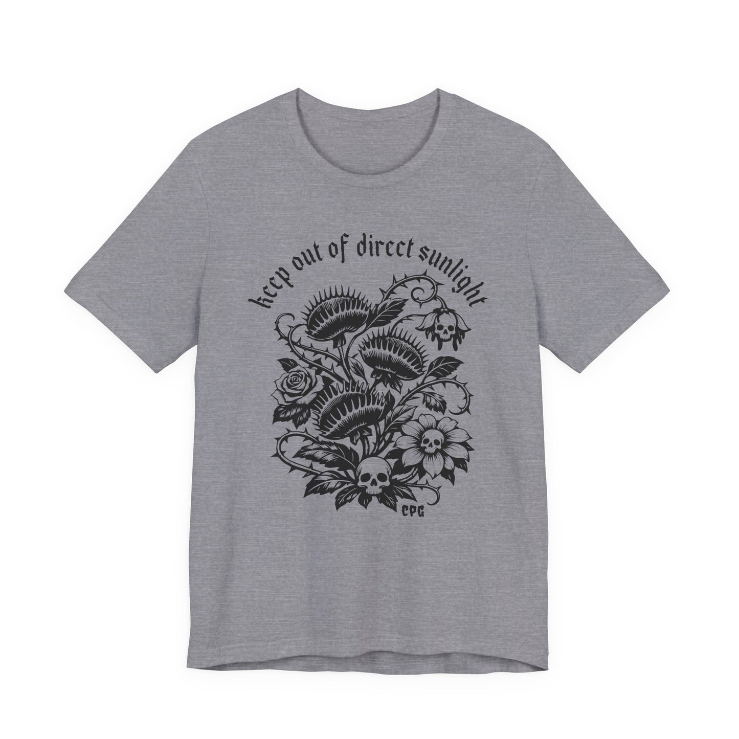 Creepy Plant Girl T-Shirt – Keep Out of Direct Sunlight