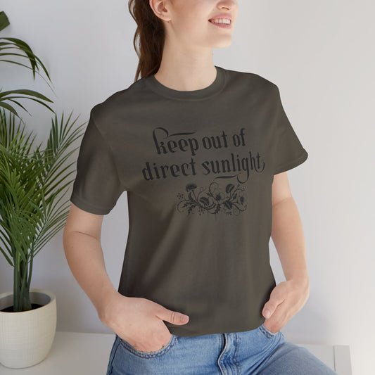 Creepy Plant Girl T-Shirt – Keep out of direct sunlight