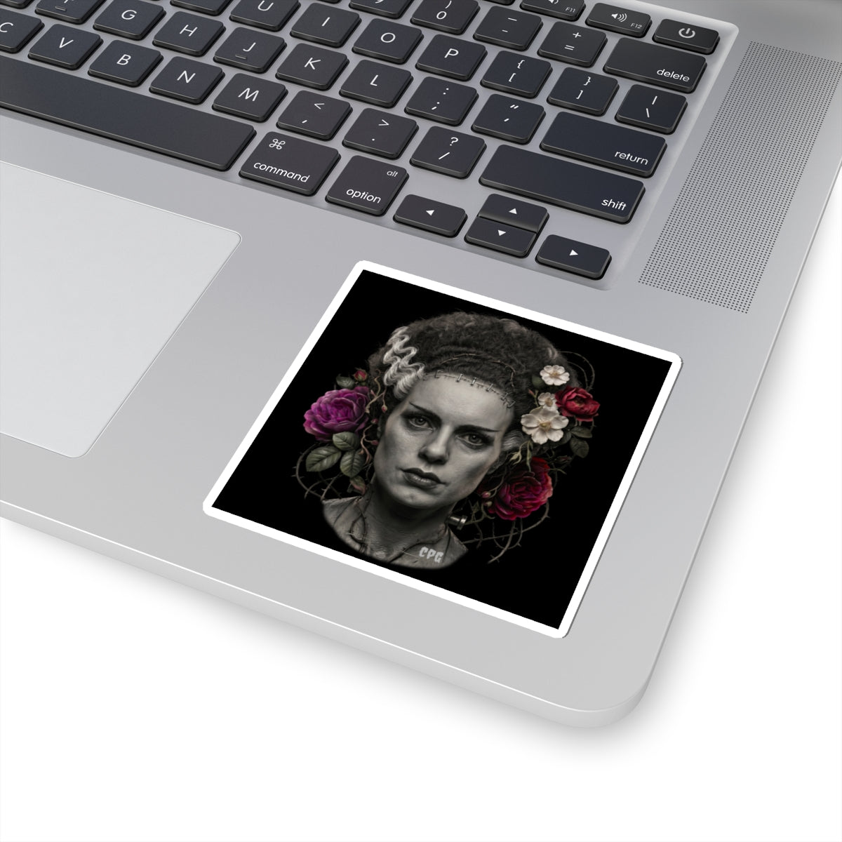 Creepy Plant Girl — Frankenstein Bride Kiss-Cut Sticker