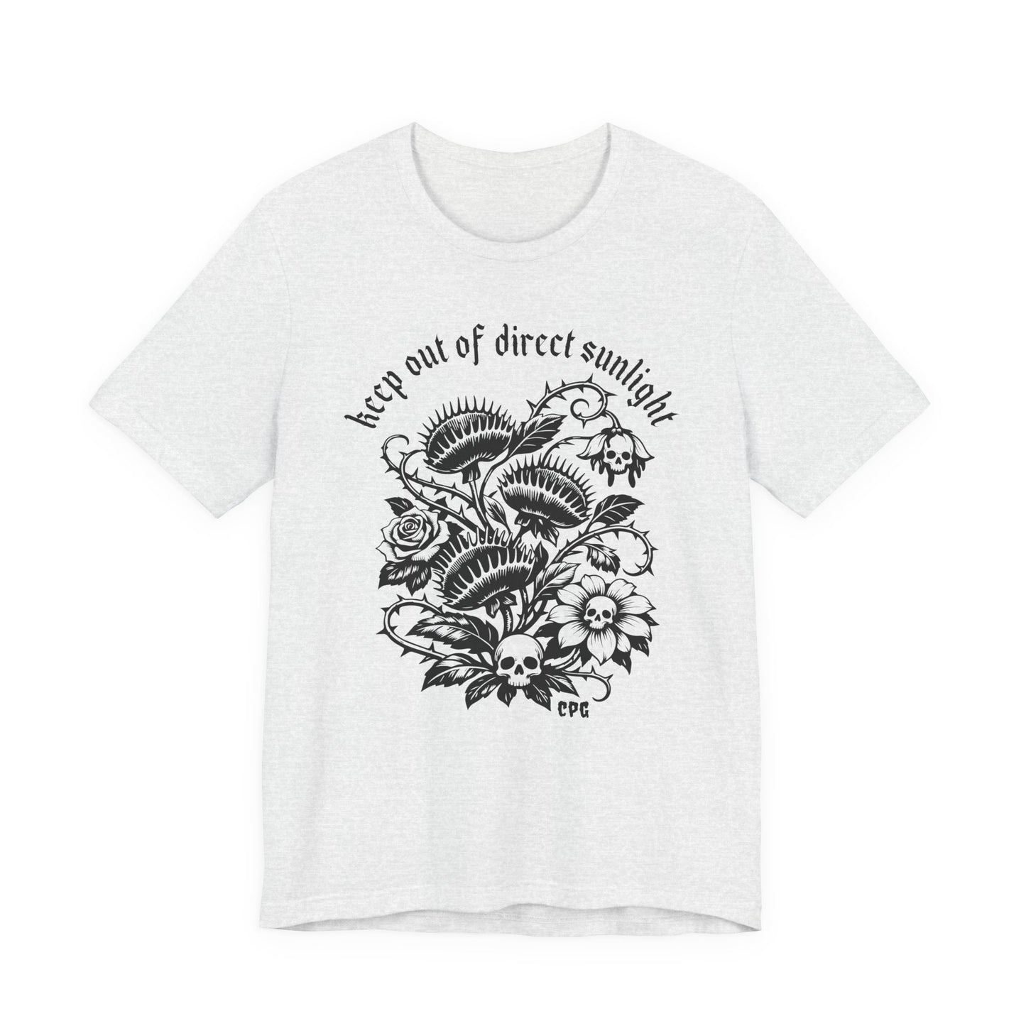 Creepy Plant Girl T-Shirt – Keep Out of Direct Sunlight