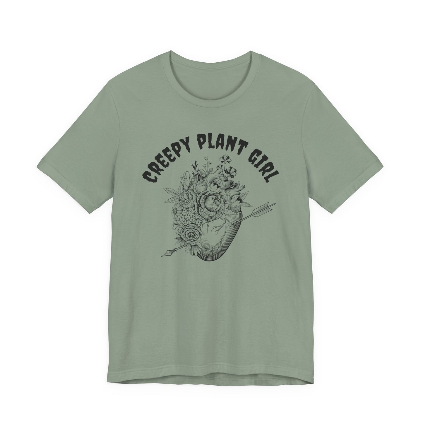 Creepy Plant Girl T-Shirt – A Heart of Green