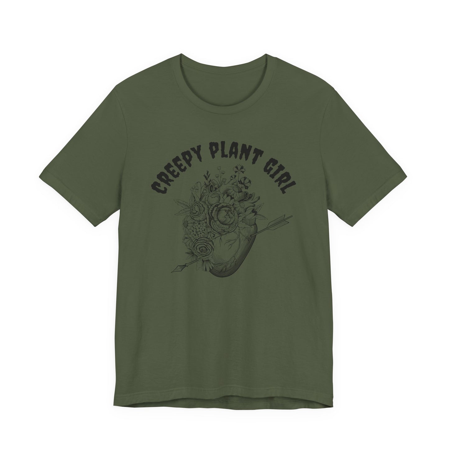 Creepy Plant Girl T-Shirt – A Heart of Green