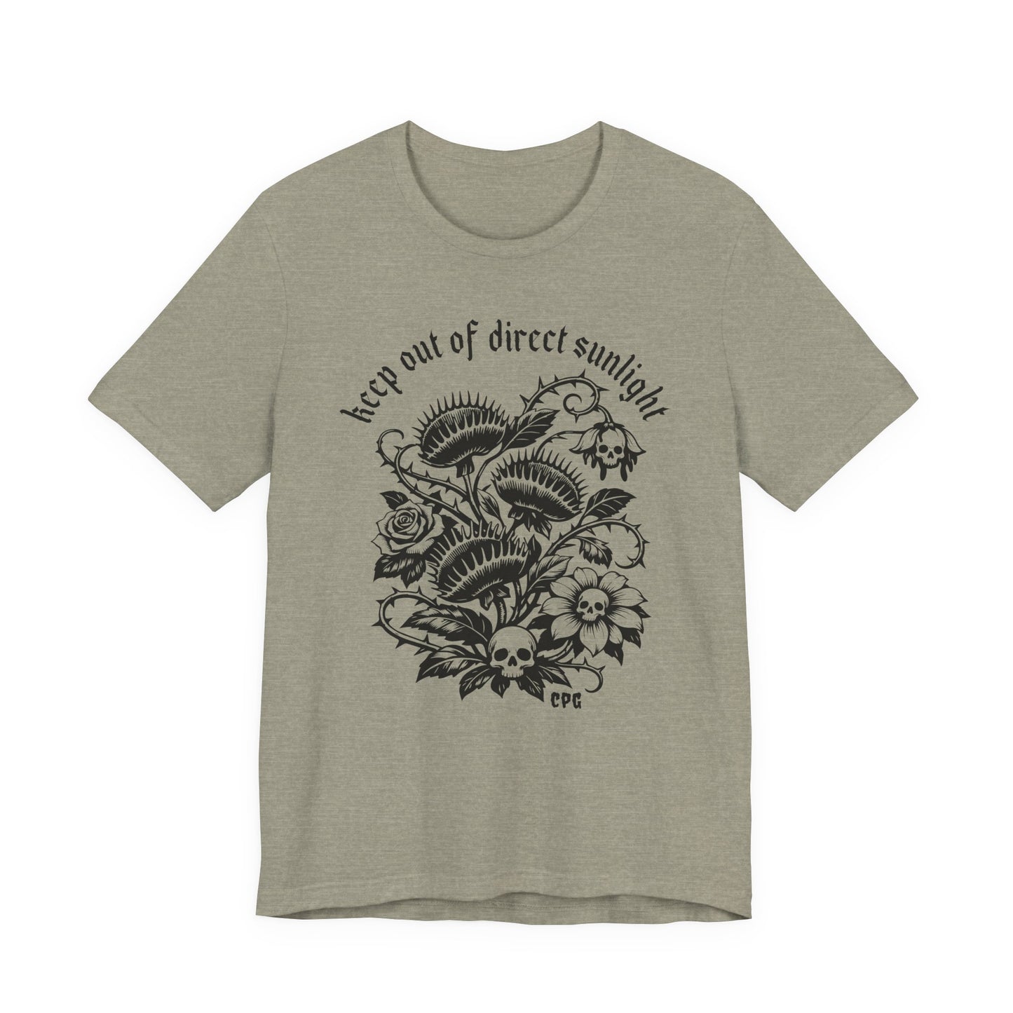 Creepy Plant Girl T-Shirt – Keep Out of Direct Sunlight